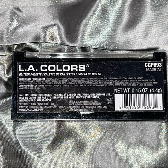 L.A. COLORS Eyeshadow Glitter Palette, Magical, 0.15 fl oz‎ *NEW* - Picture 4 of 4